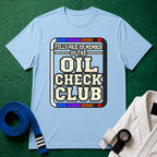 Paid Up Oil Check T-Shirt