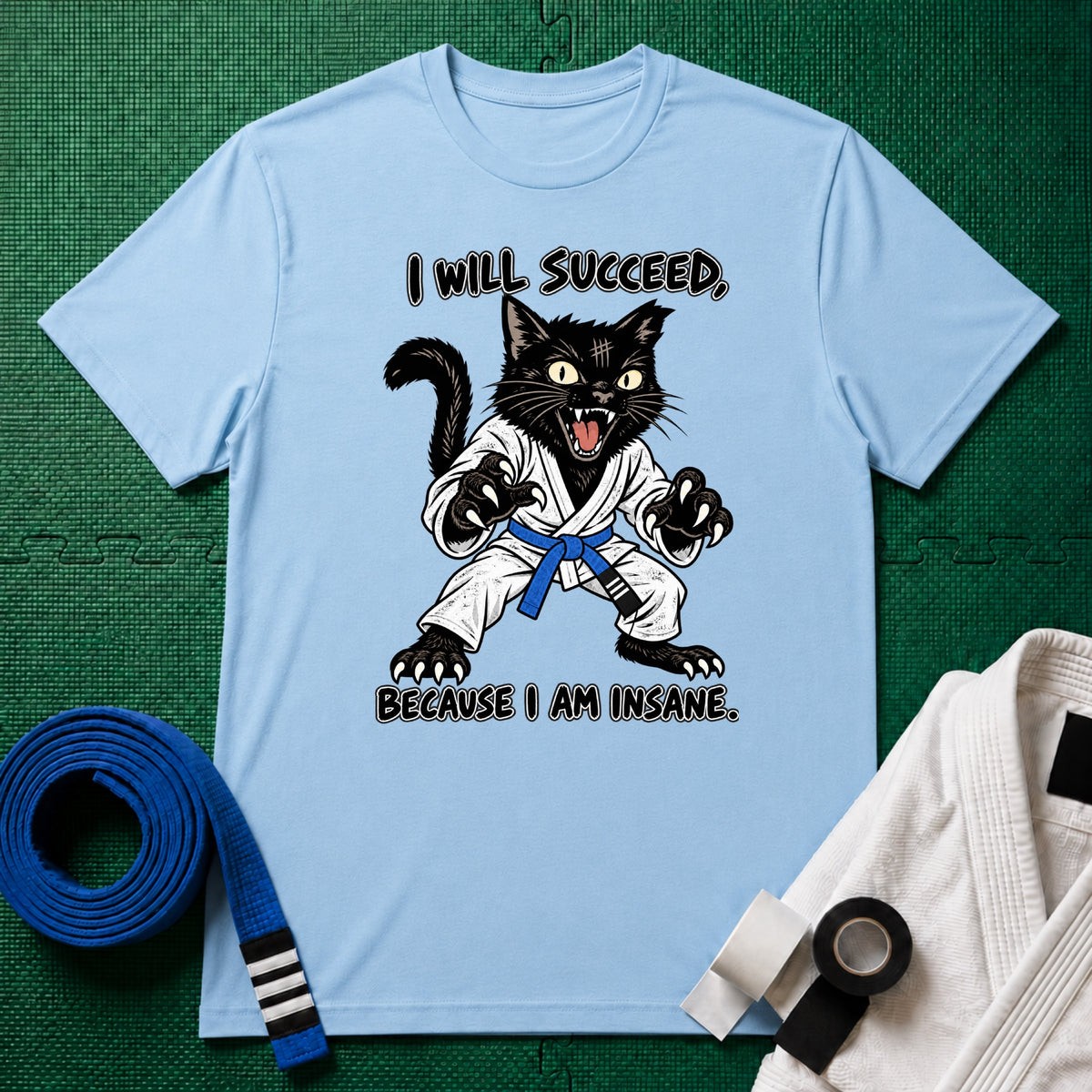 Succeed Blue Belt T-Shirt