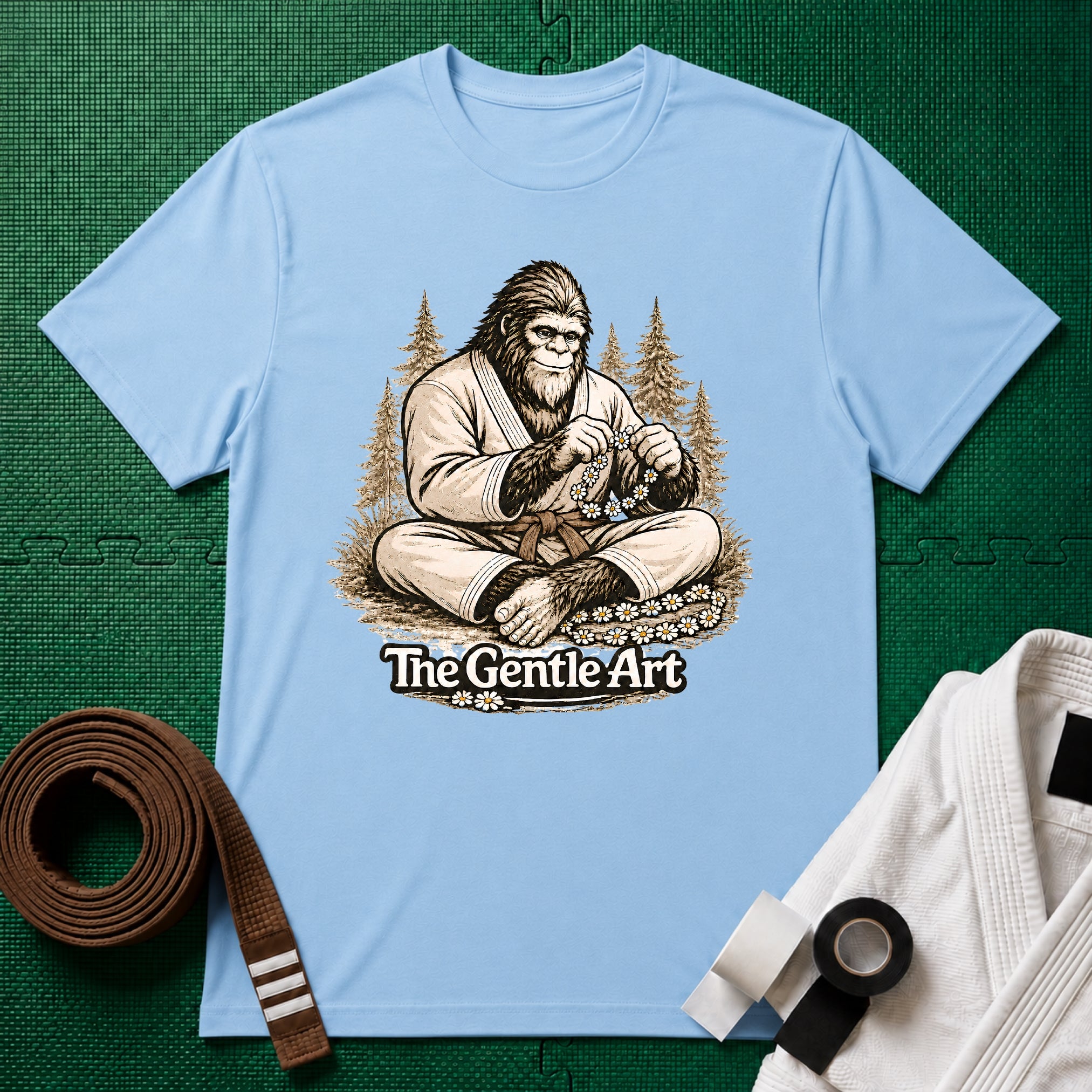 Bigfoot Daisy Brown Belt T-Shirt