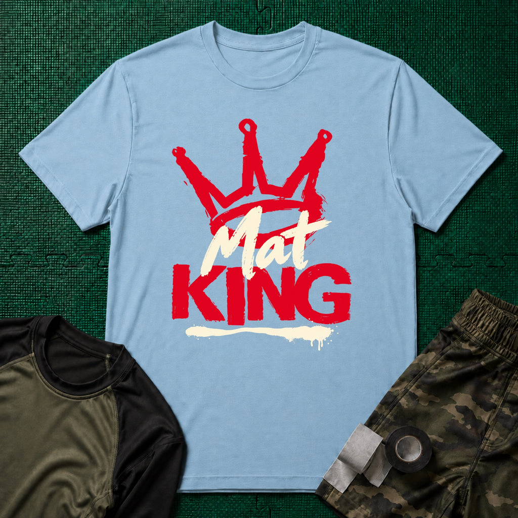 Mat King T-Shirt in Light Blue