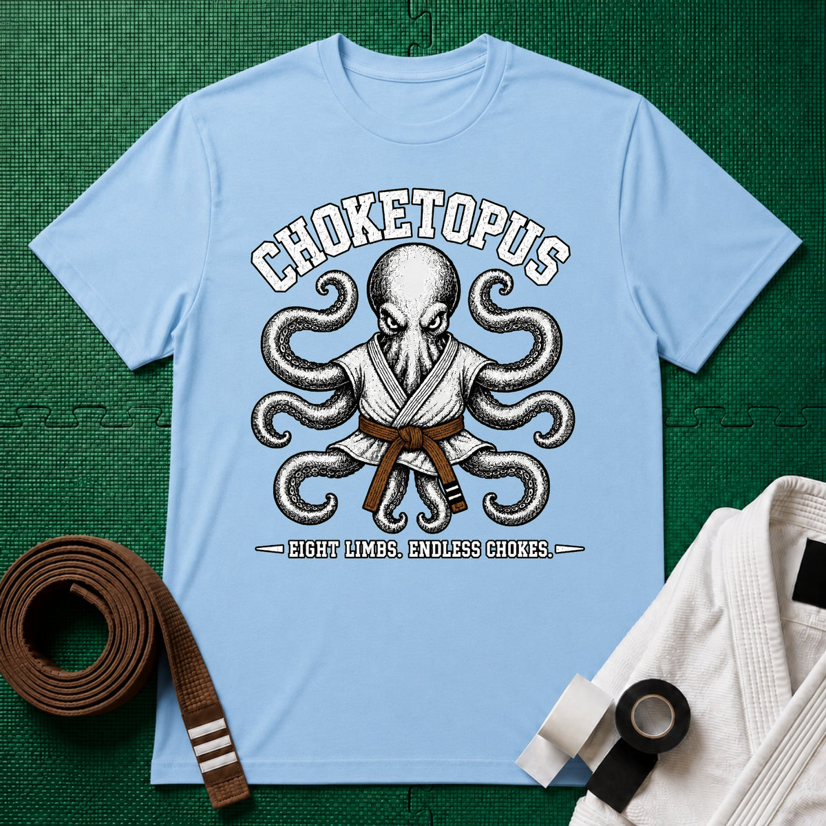 Choketopus Brown Belt T-Shirt
