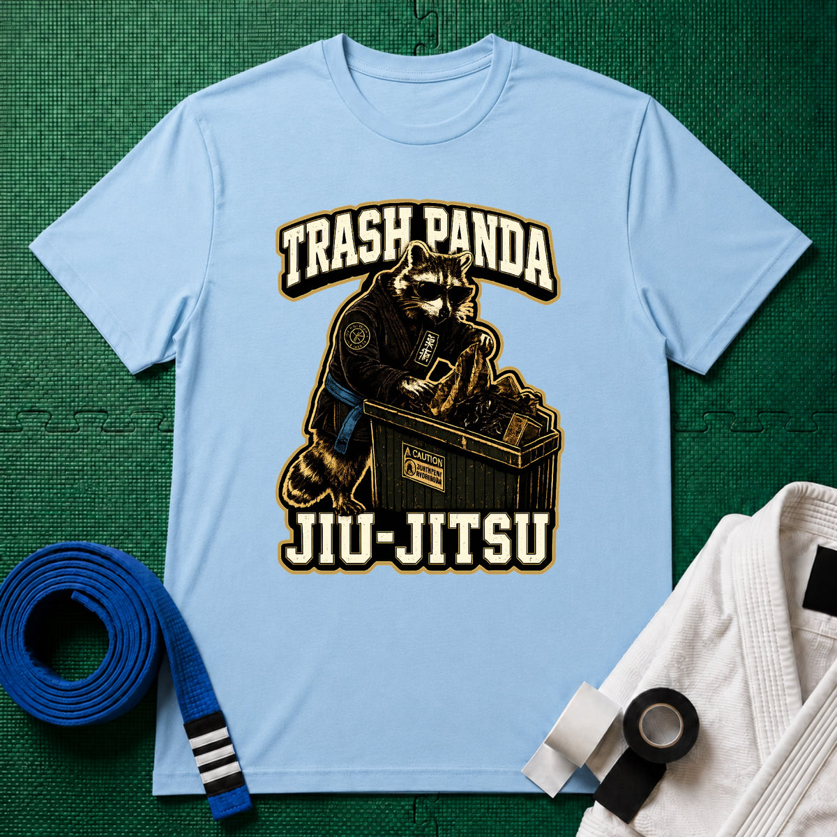 Trash Panda Blue Belt T-Shirt