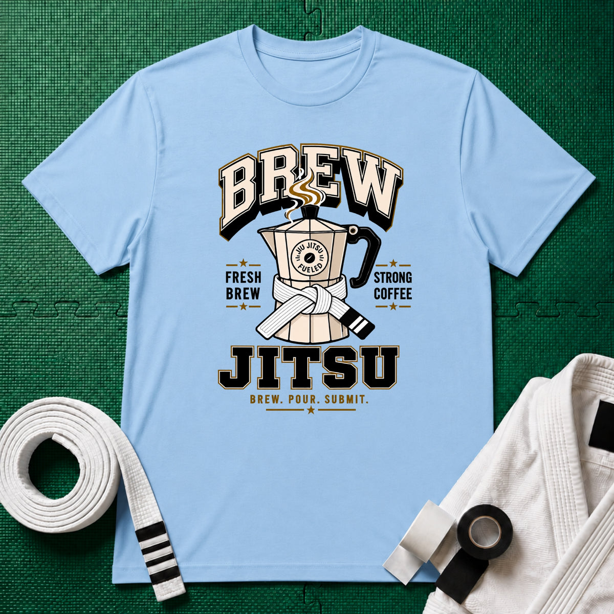 Brew Jitsu White belts T-Shirt