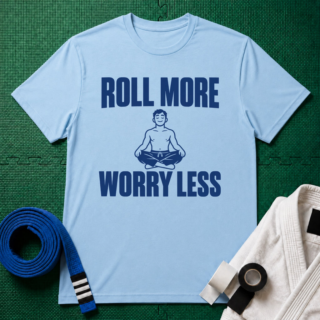 More Rolls T-Shirt in Light Blue