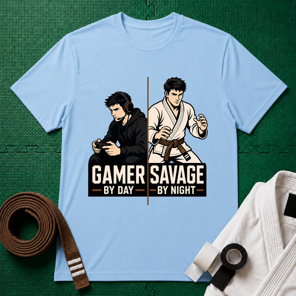 Gamer by Day Brown Belt T-Shirt