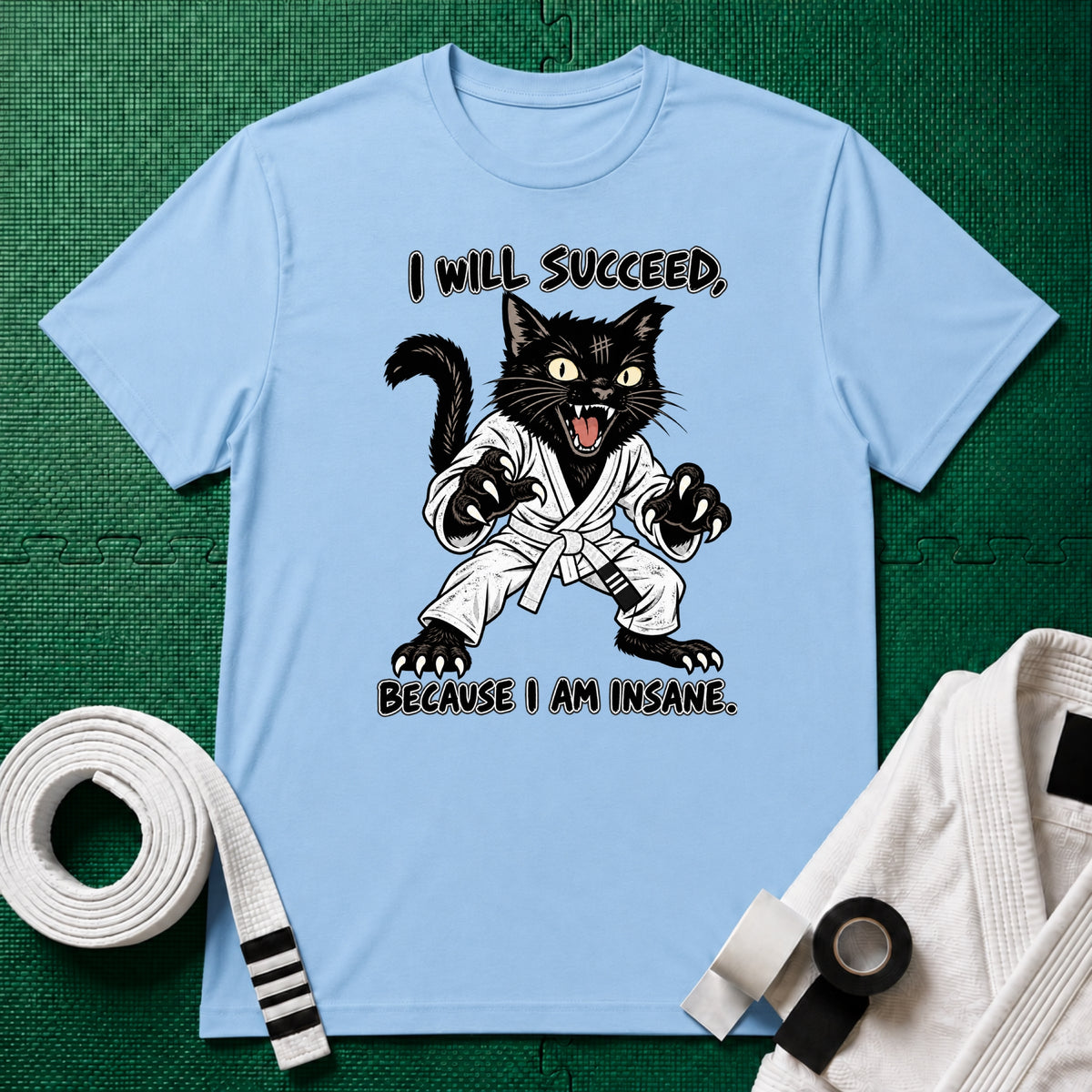 Succeed White Belt T-Shirt