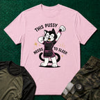 This Pussy Needs to Sleep No-Gi T-Shirt in Light Pink