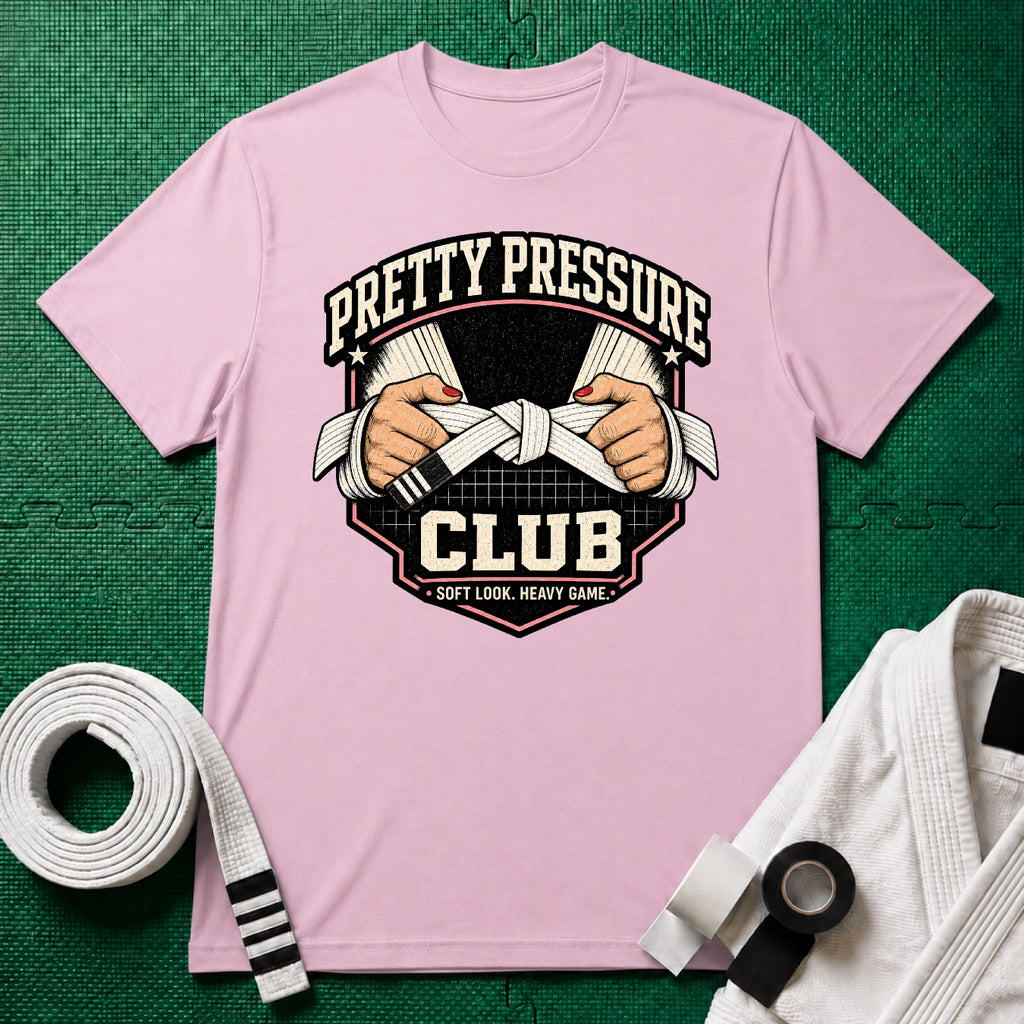 Pretty Pressure White Belt T-Shirt