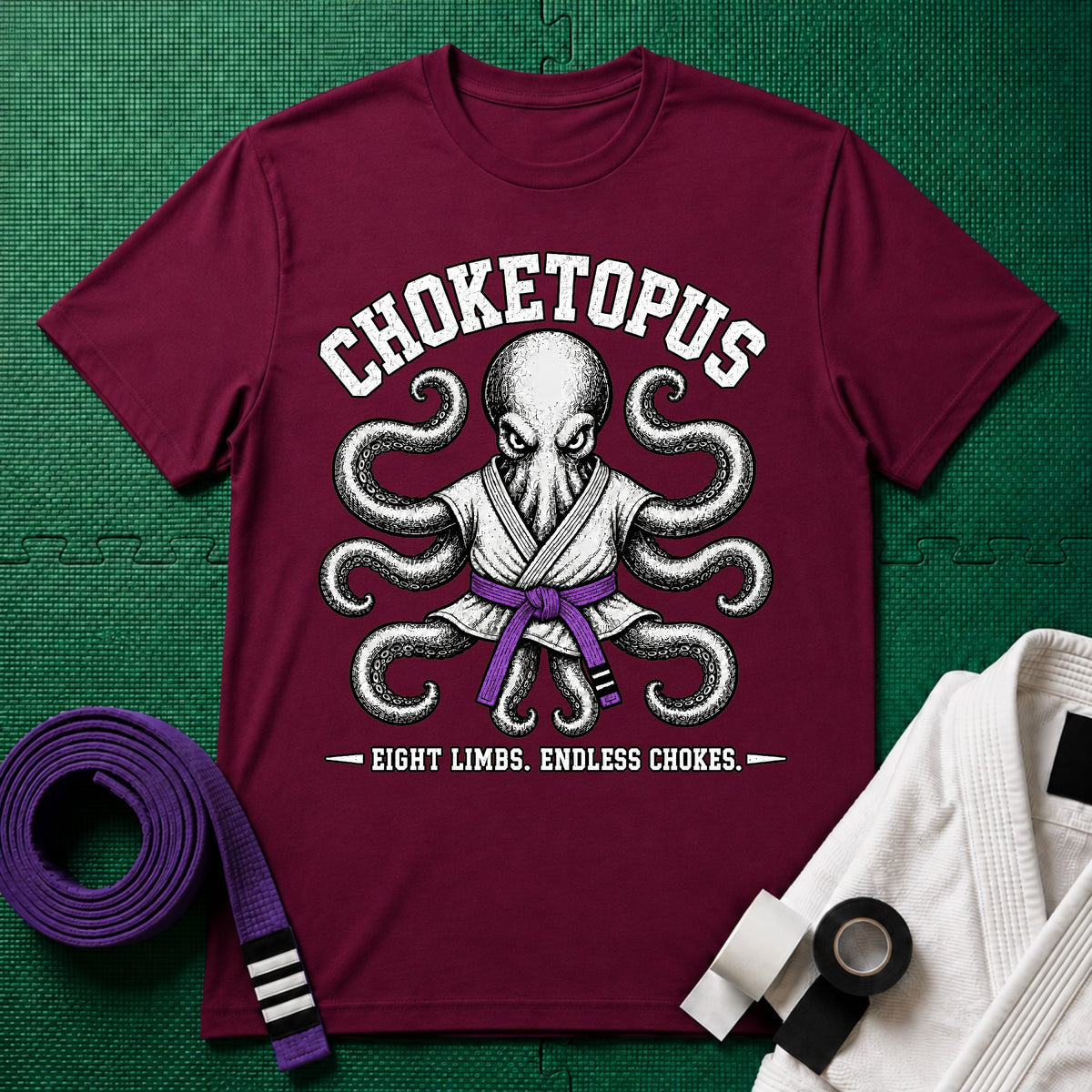 Choketopus Purple Belt T-Shirt