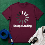 Escape Loading T-Shirt in Maroon