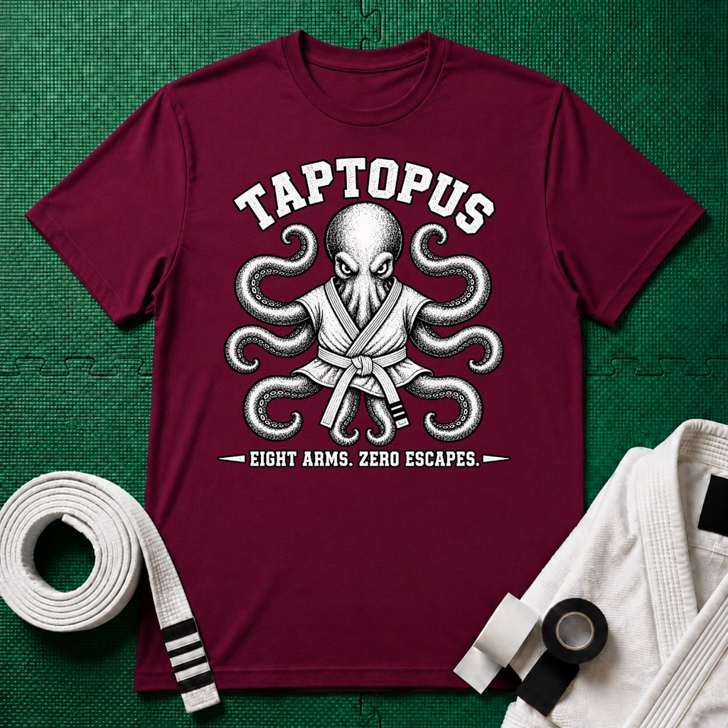 Taptopus White Belt T-Shirt