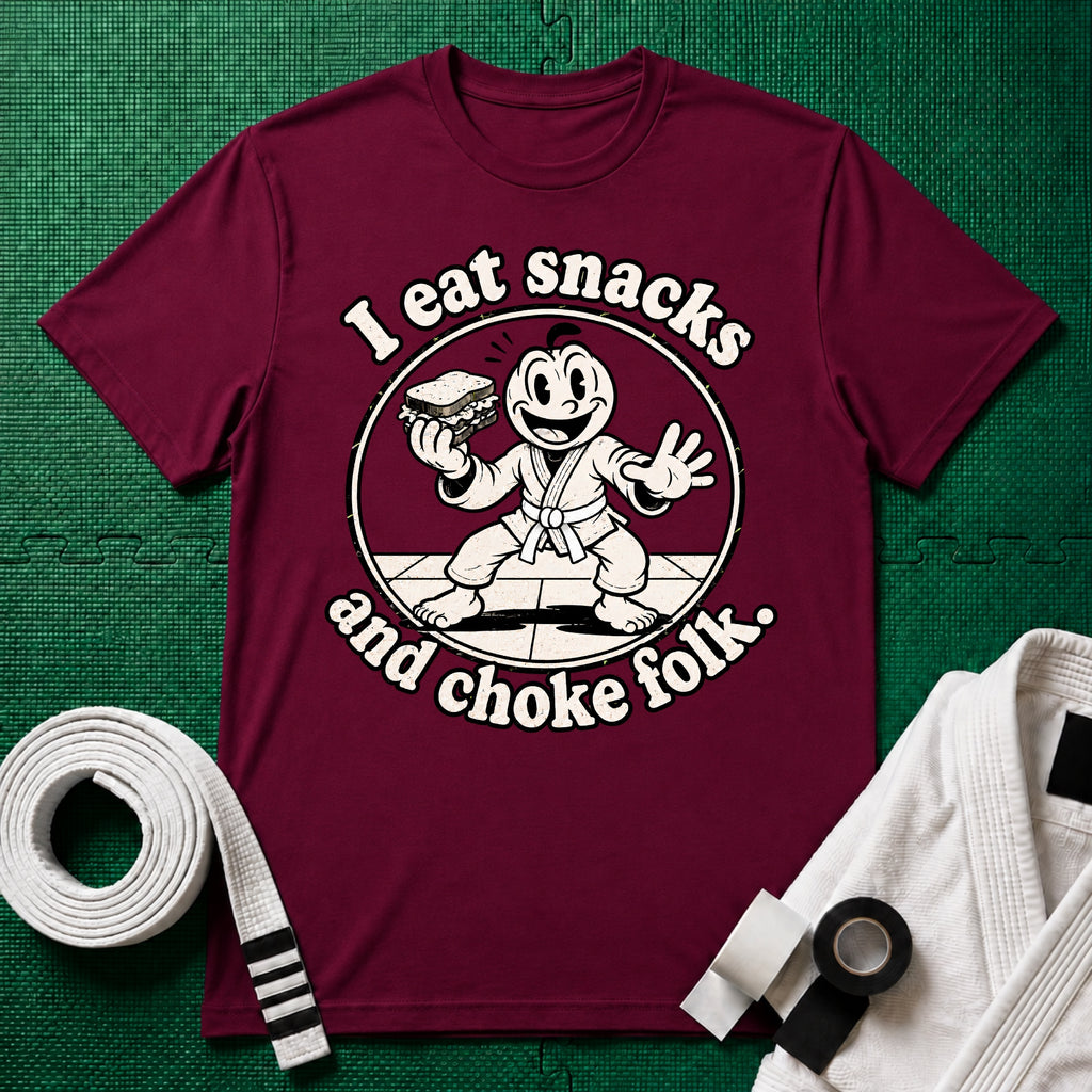 Choke Folk White Belt T-Shirt