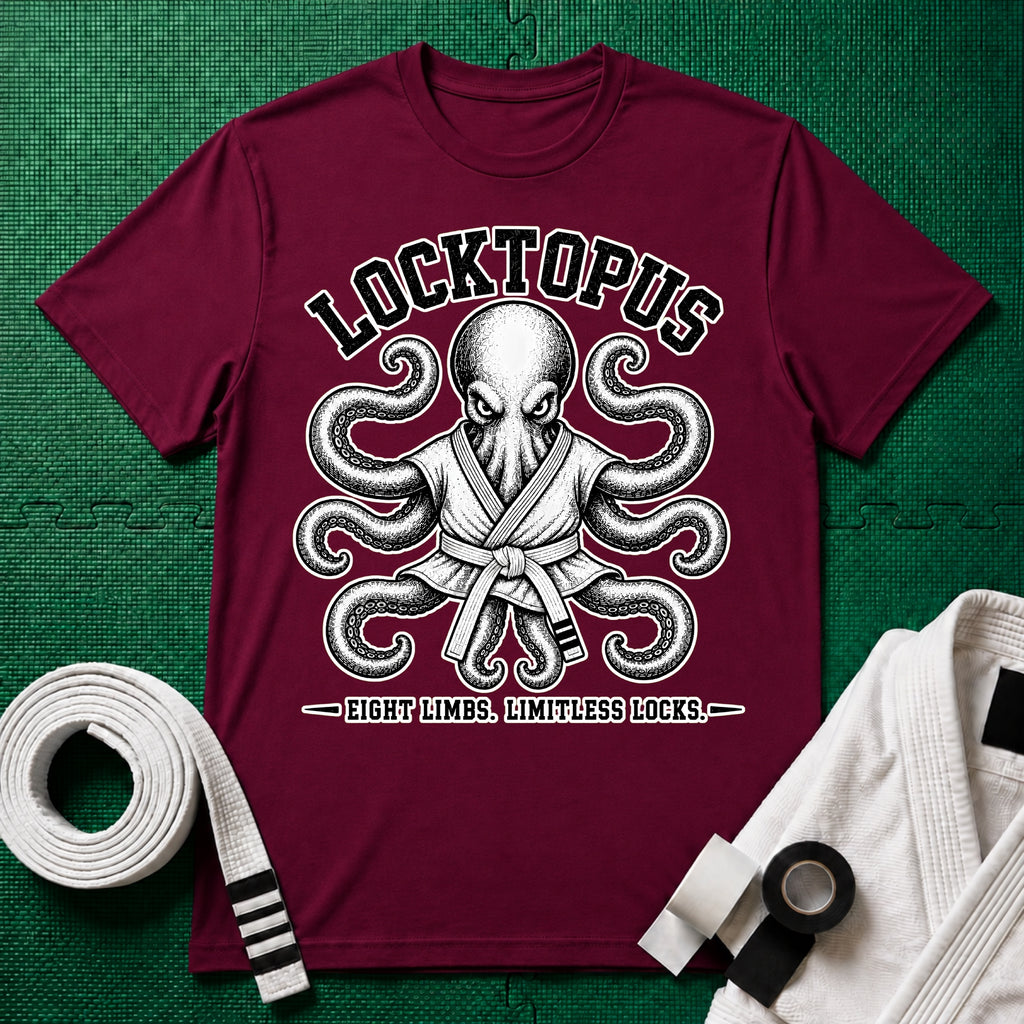 Locktopus White Belt T-Shirt