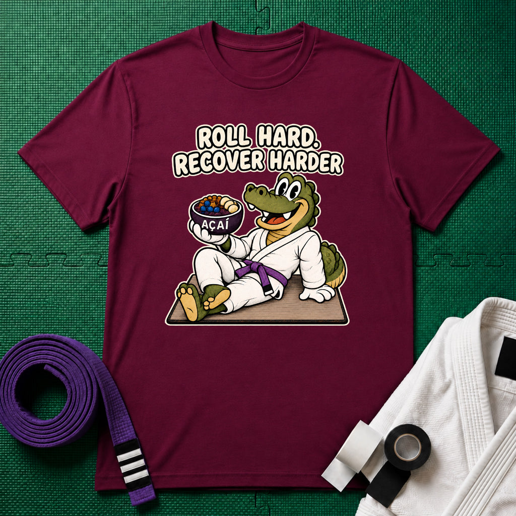 Roll Hard Purple Belt T-Shirt