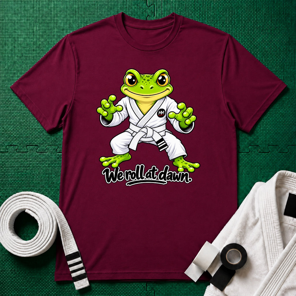 We Roll White Belt T-Shirt
