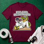 Roll Hard White Belt T-Shirt