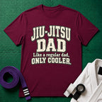 Jiu-Jitsu Dad T-Shirt in Maroon