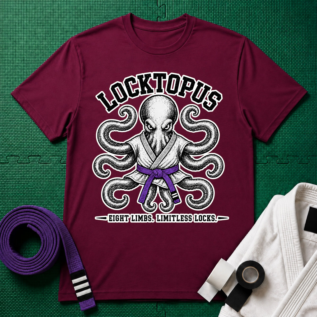 Locktopus Purple Belt T-Shirt