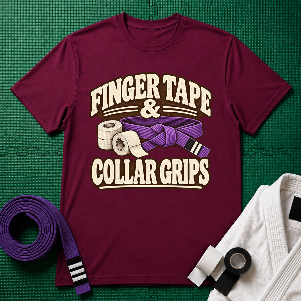 Finger Tape Purple Belt T-Shirt