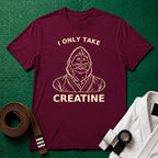 I Only Take Creatine Gorilla T-Shirt, Maroon