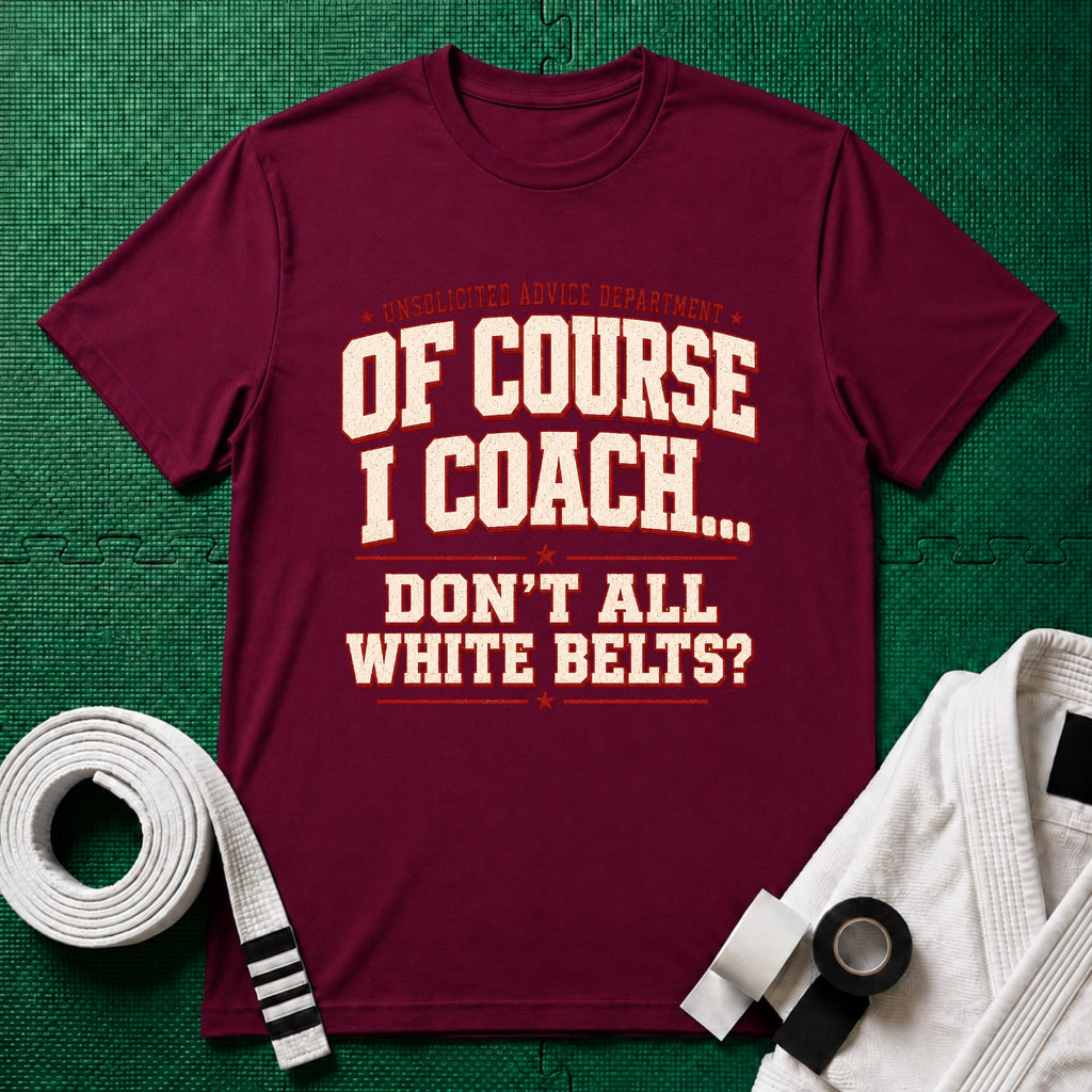 Coach White Belt T-Shirt