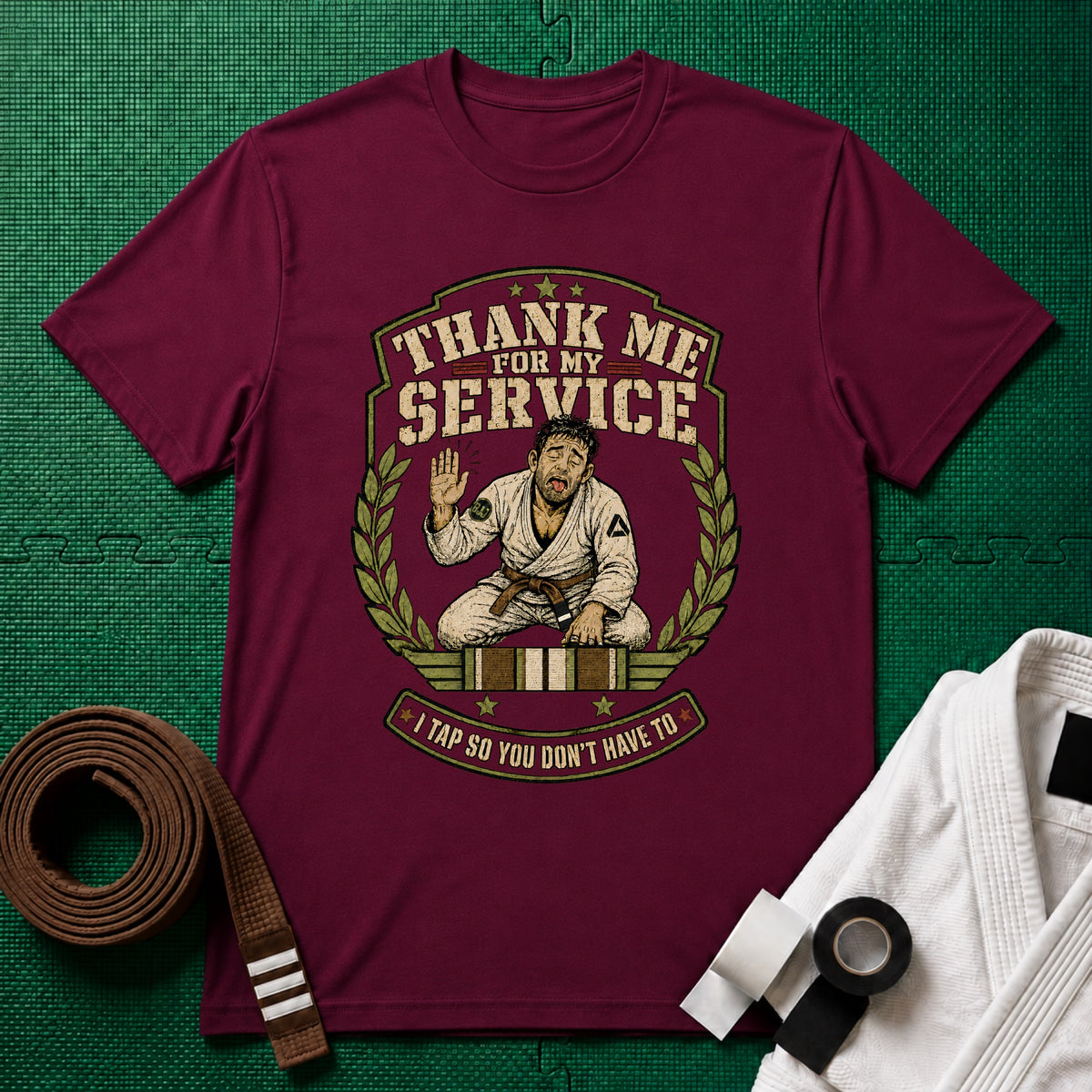 Thank me Brown Belt T-Shirt