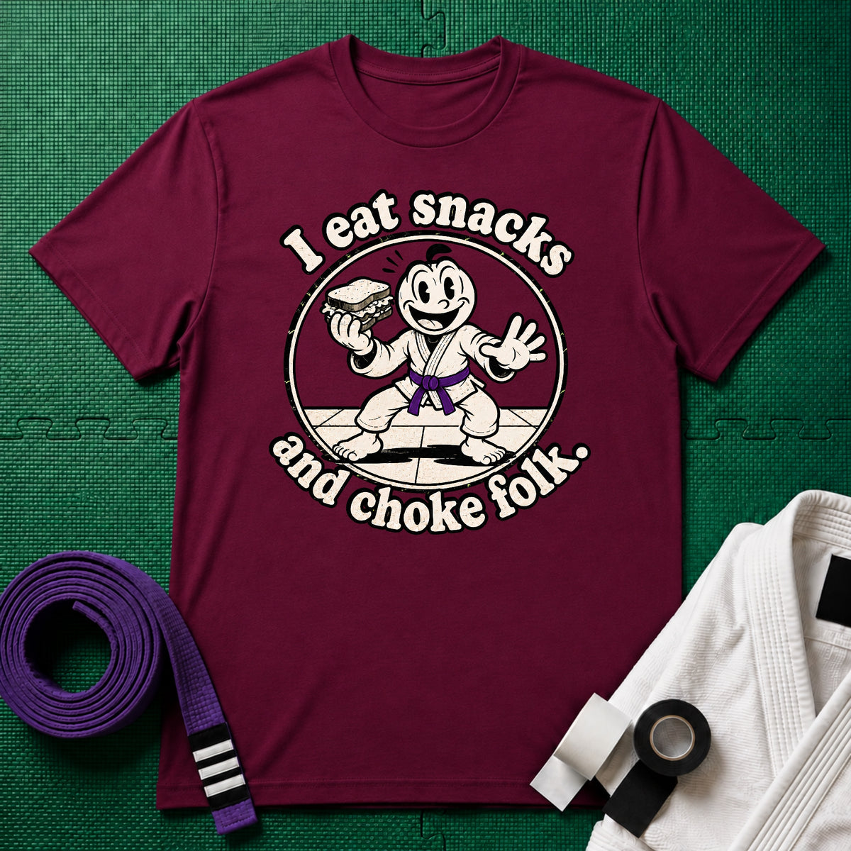 Choke Folk Purple Belt T-Shirt