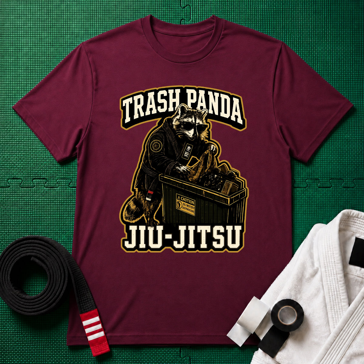 Trash Panda Black Belt T-Shirt
