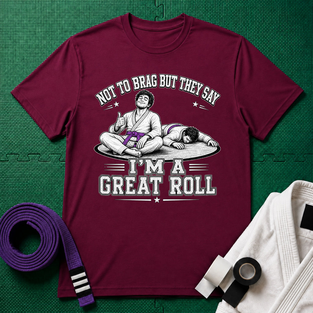 Not to Brag M Purple Belt T-Shirt