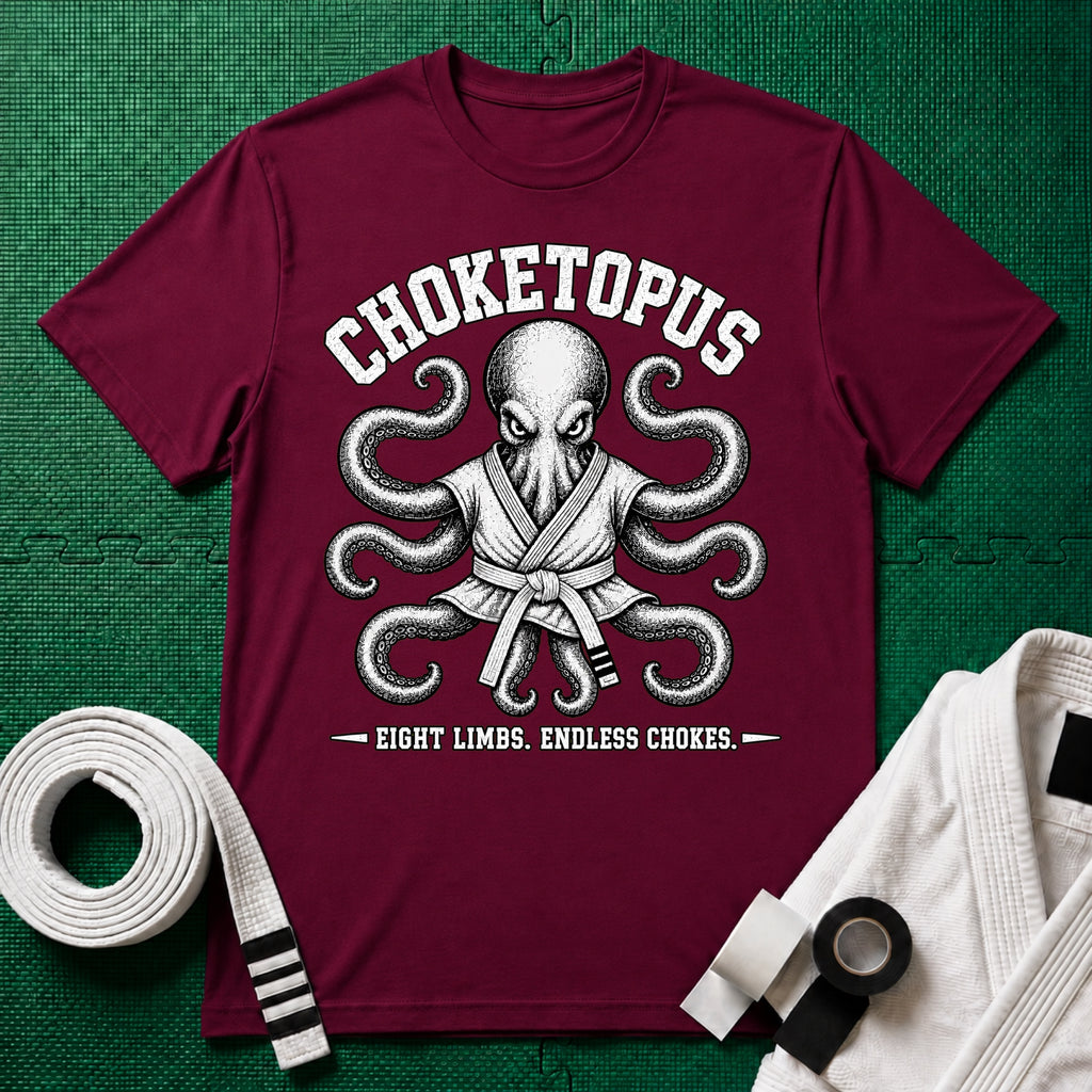 Choketopus White Belt T-Shirt