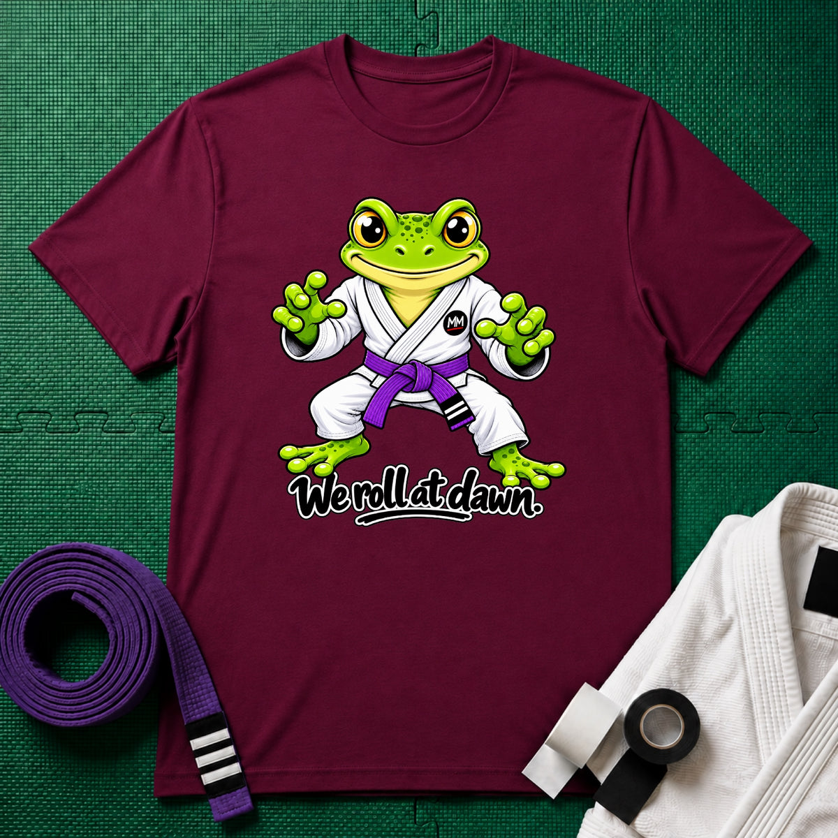We Roll Purple Belt T-Shirt