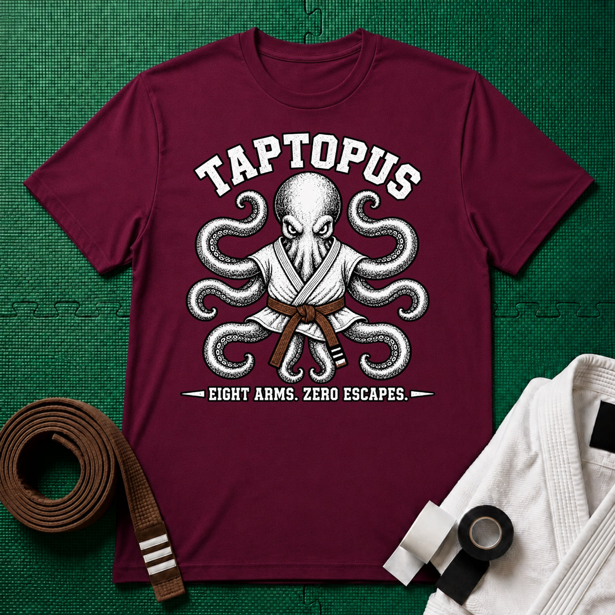 Taptopus Brown Belt T-Shirt