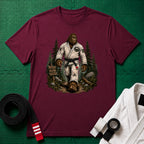 Bigfoot Forest Black Belt T-Shirt