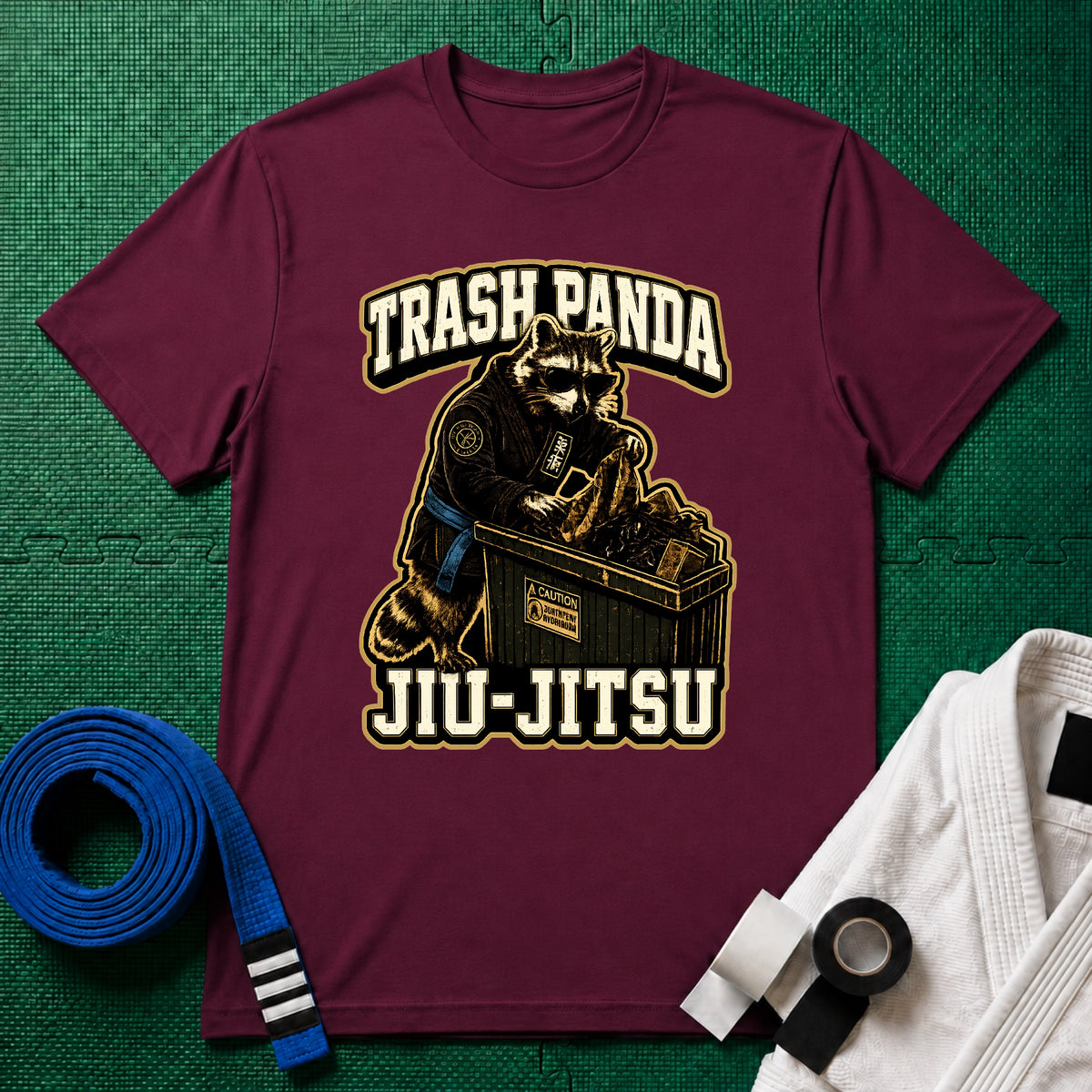 Trash Panda Blue Belt T-Shirt