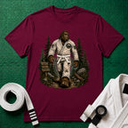 Bigfoot Forest White Belt T-Shirt
