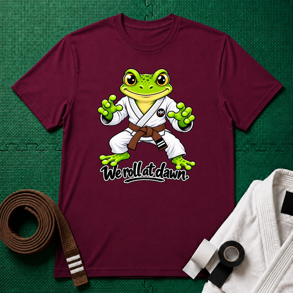 We Roll Brown Belt T-Shirt