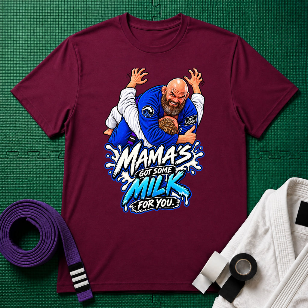 Mama's Milk Purple Belt T-Shirt
