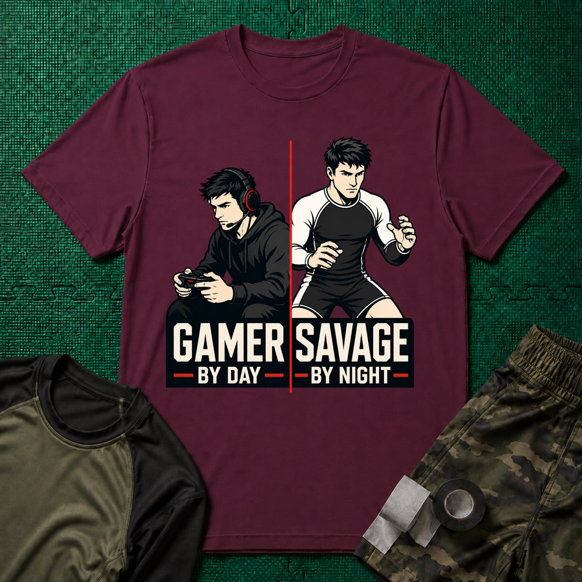 Gamer by Day No Gi T-Shirt