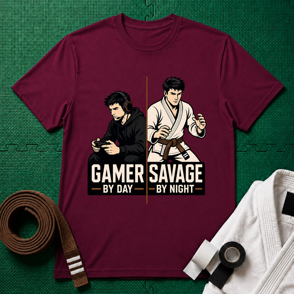 Gamer by Day Brown Belt T-Shirt
