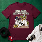 Roll Hard Black Belt T-Shirt