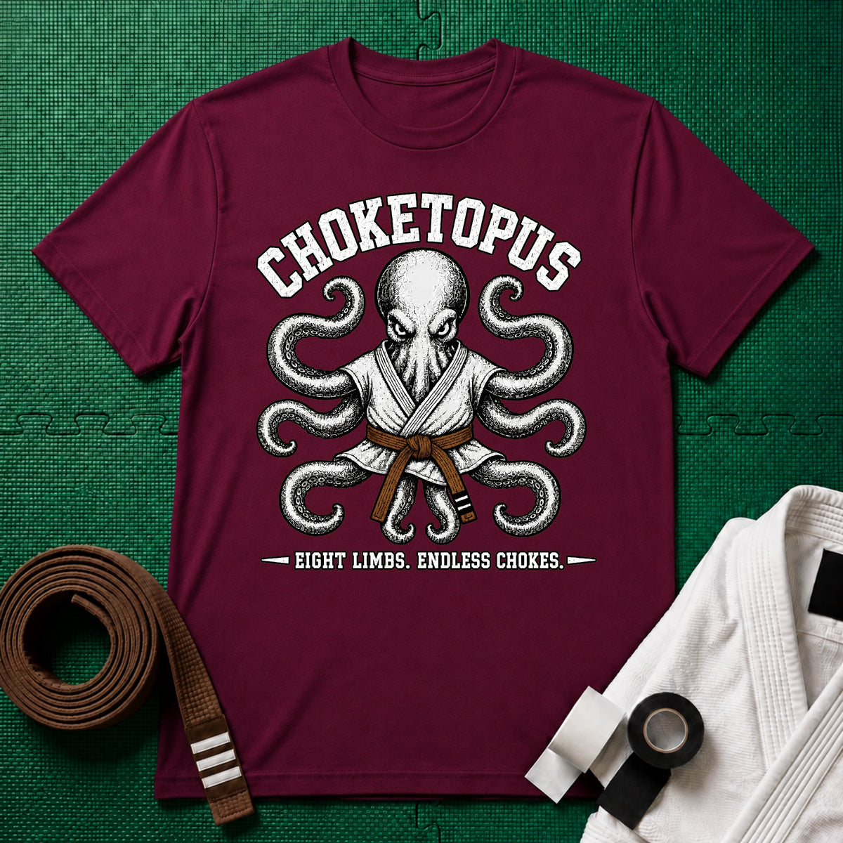 Choketopus Brown Belt T-Shirt