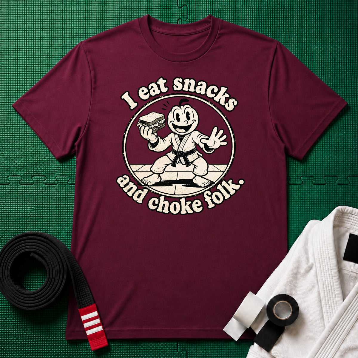 Choke Folk Black Belt T-Shirt