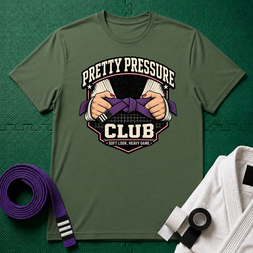 Pretty Pressure Purple Belt T-Shirt