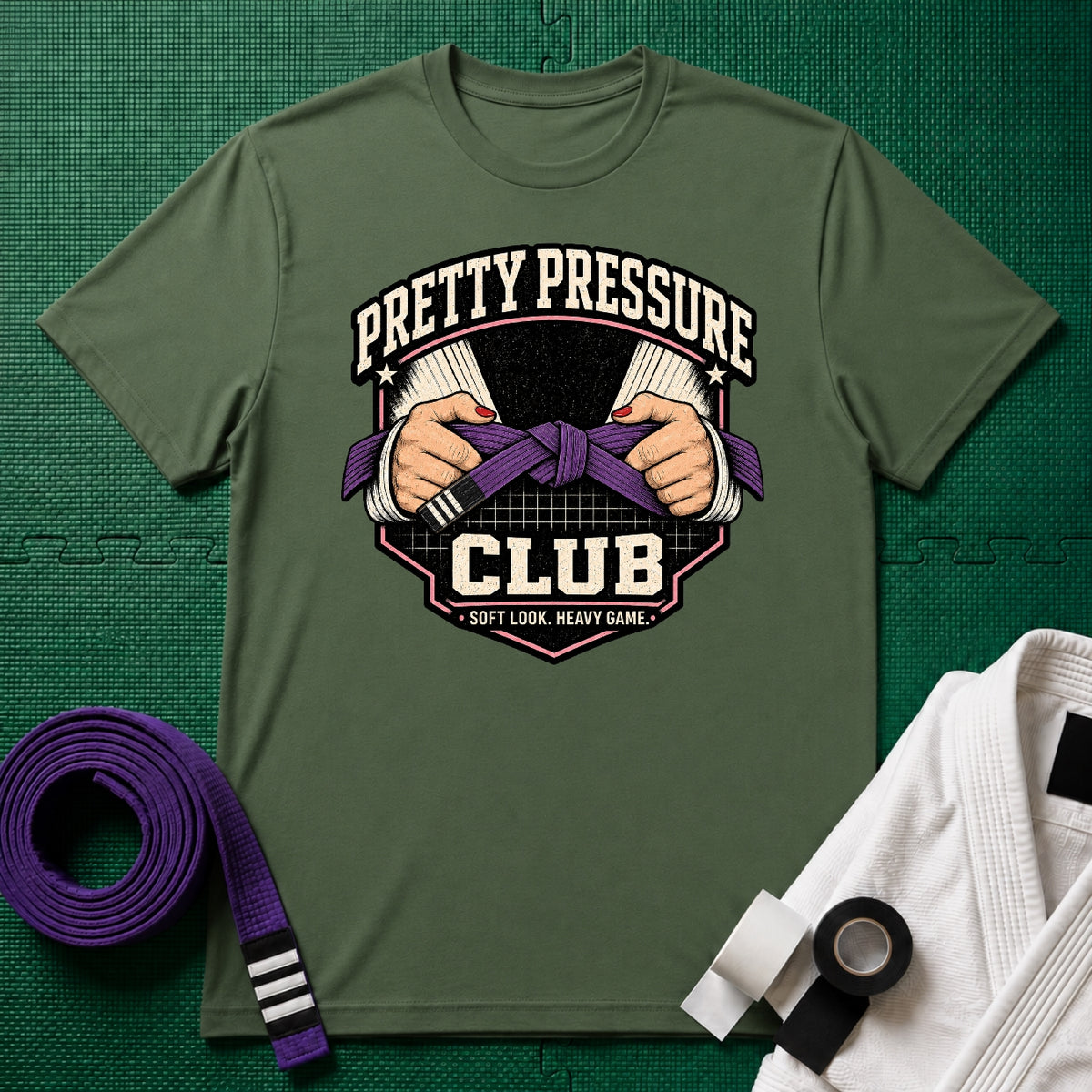Pretty Pressure Purple Belt T-Shirt