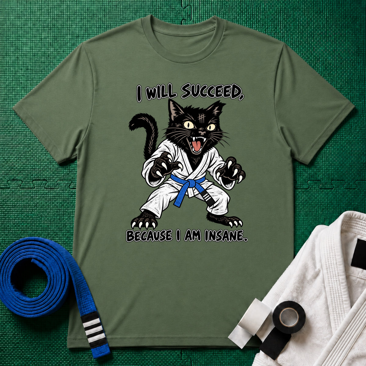 Succeed Blue Belt T-Shirt