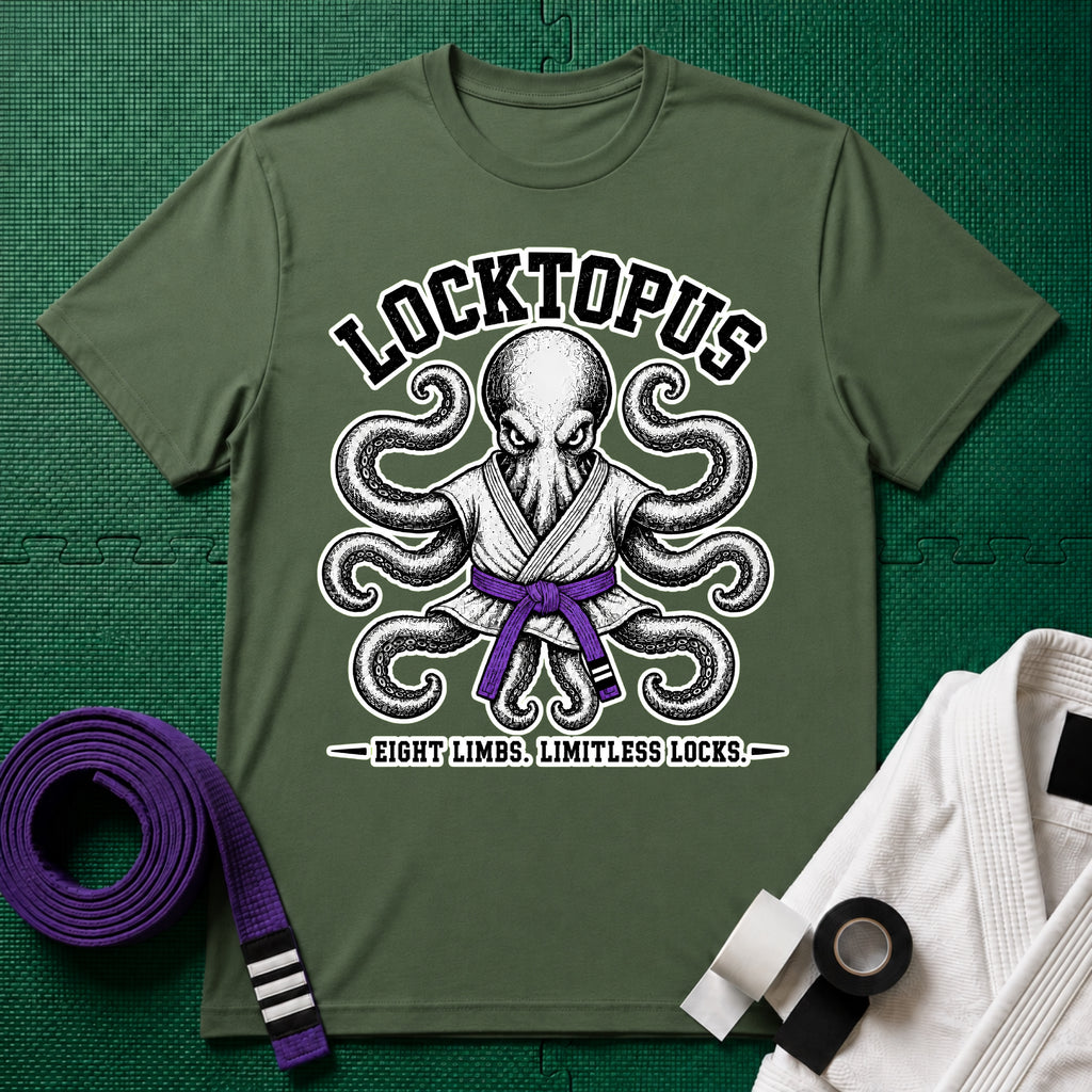 Locktopus Purple Belt T-Shirt