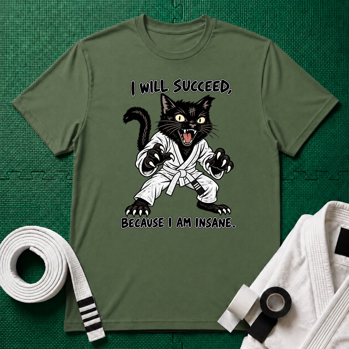 Succeed White Belt T-Shirt