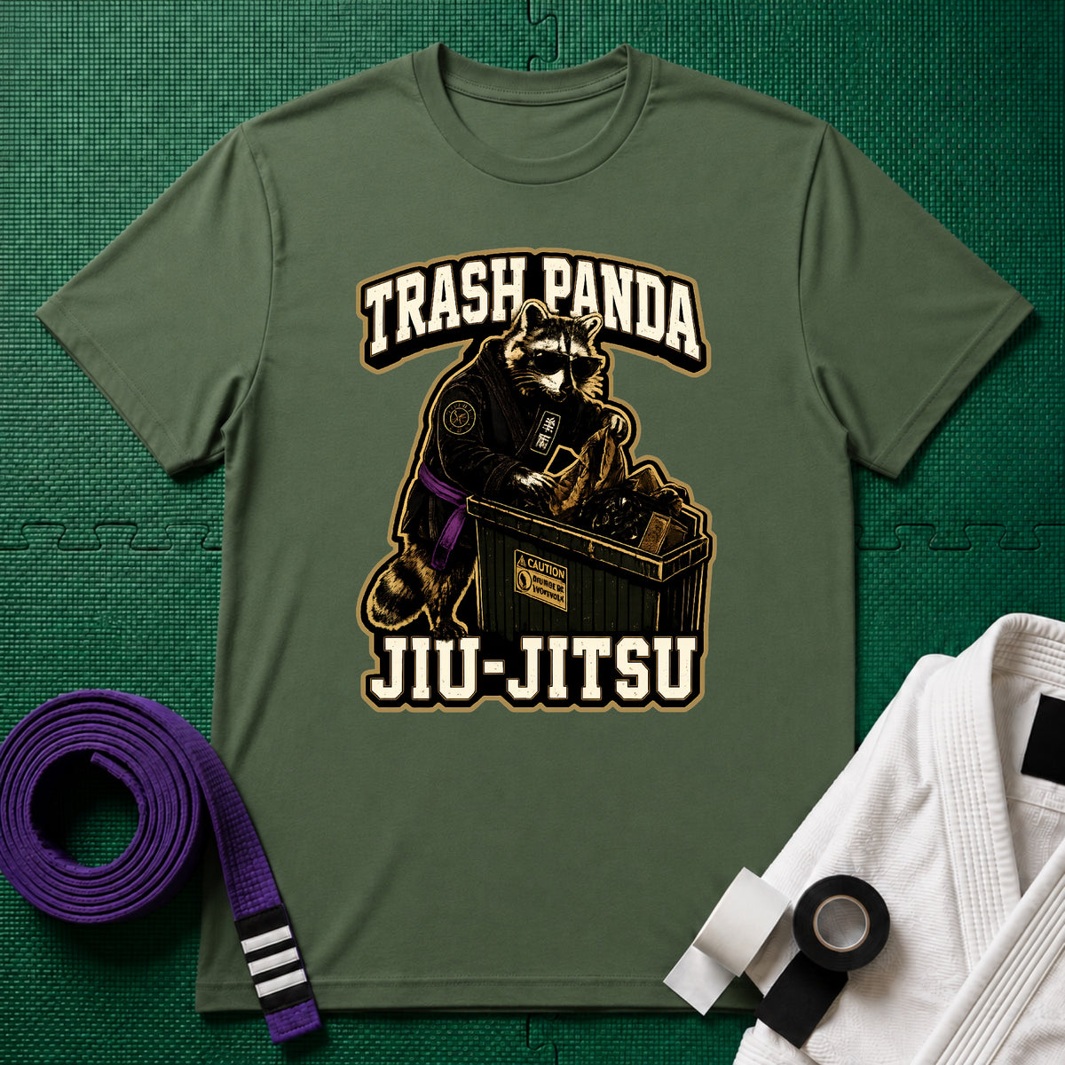 Trash Panda Purple Belt T-Shirt
