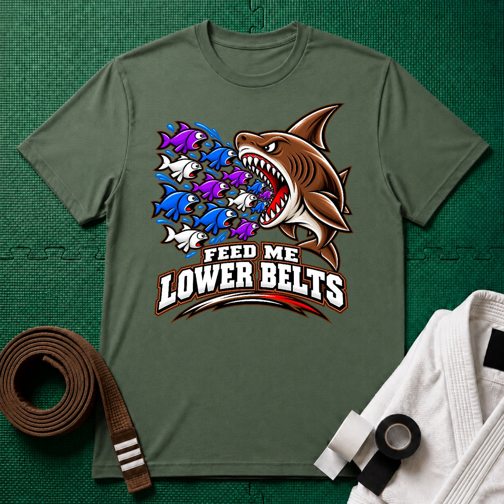 Feed Me Brown Belt T-Shirt
