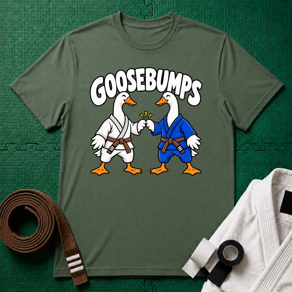 Goosebumps Brown Belt T-Shirt